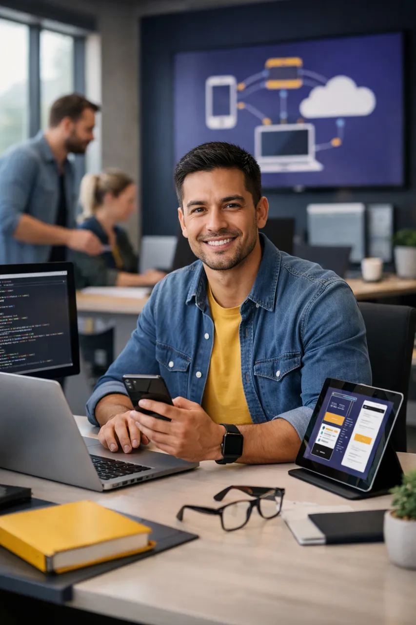 Imagen referencial de Aplicaciones híbridas