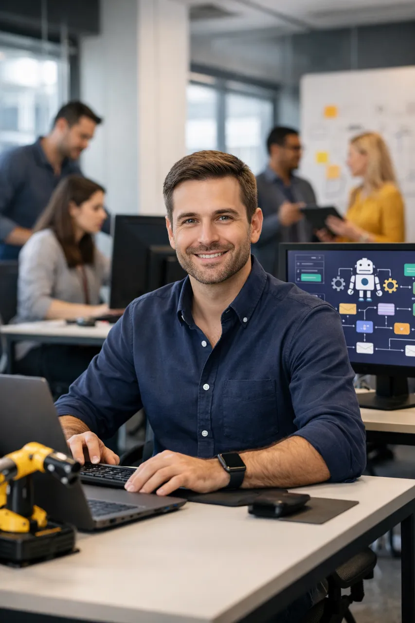 Imagen referencial de Automatización de tareas repetitivas