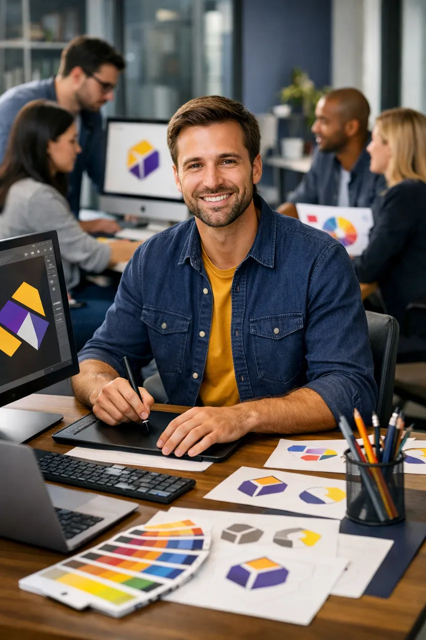 Imagen referencial de Diseño de logotipo