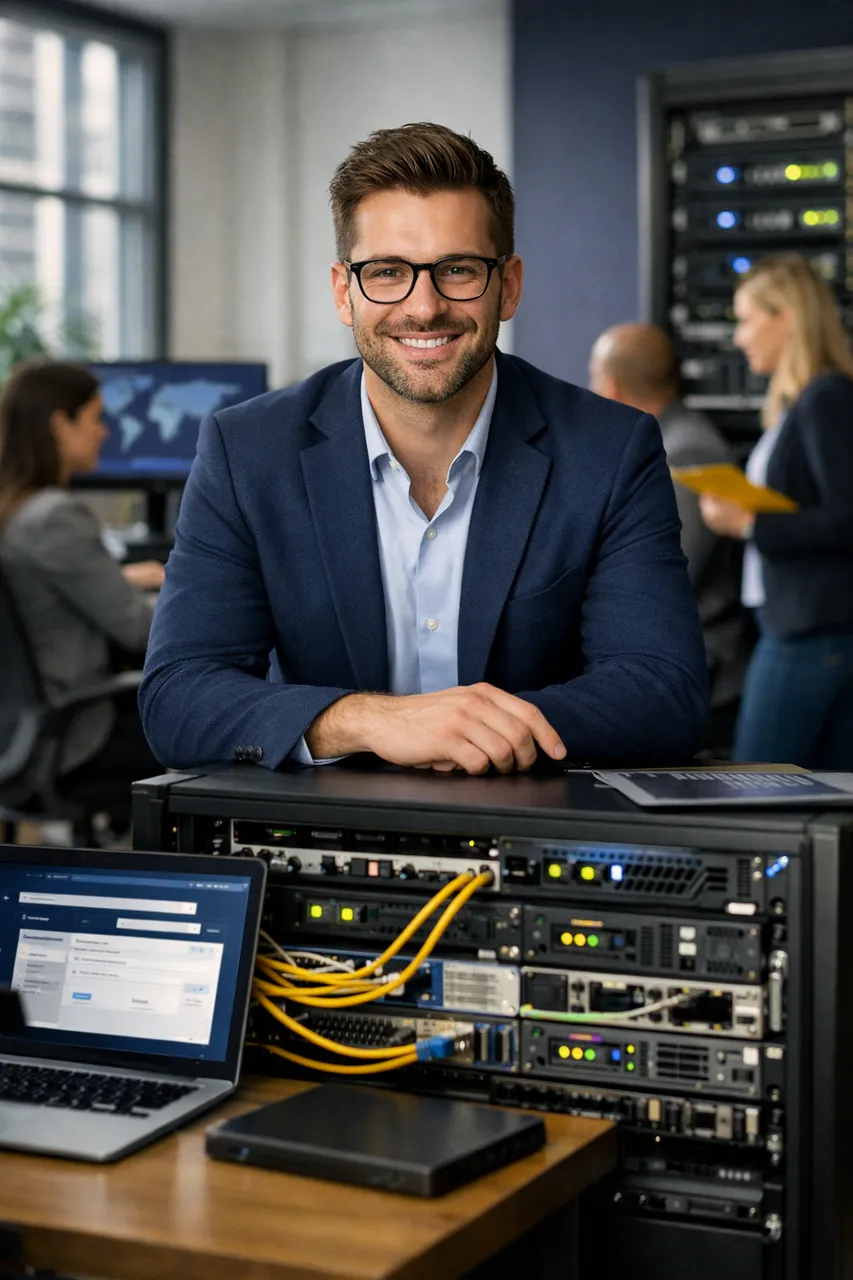 Imagen referencial de Hosting, dominios y correos corporativos